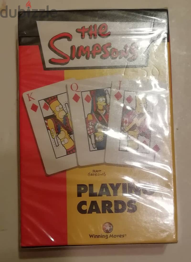 The Simpsons playing cards new sealed 0