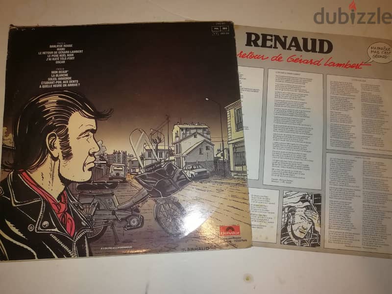 Renaud - Le retour de Gerard lambert vinyl album 1