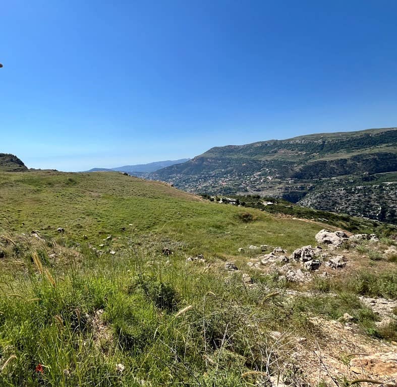 1240 Sqm | Land For Sale In Mtein - Zaarour | Panoramic Mountain View 1