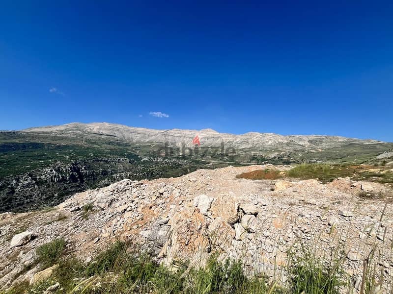 1240 Sqm | Land For Sale In Mtein - Zaarour | Panoramic Mountain View 2