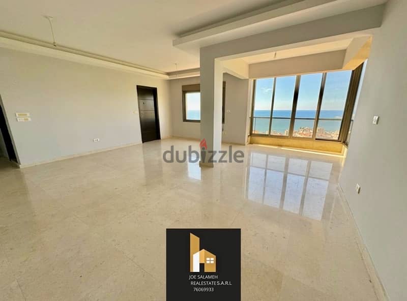 Apartment for sale in sahel alma sea view  for 179,000$cash/ساحل علما 0