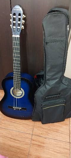 the blue guitar not used,the other one used 1 year