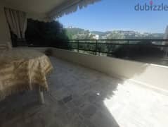 140 SQM Furnished Apartment in Rabieh, Metn with Mountain View