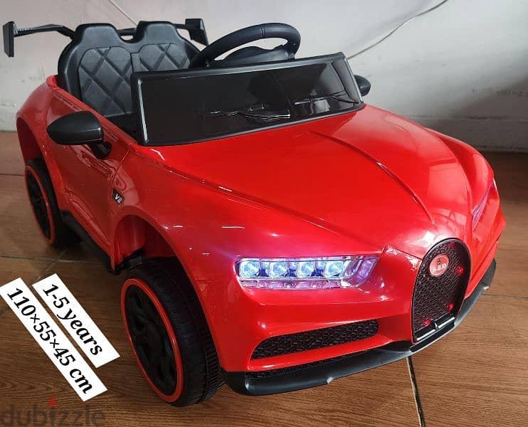 سيارة Bugatti تشريج. ريموت كونترول. اماسورات . اضواء led موسيقى usb. 0