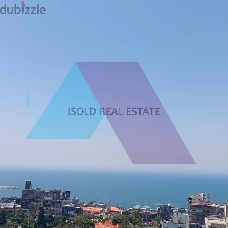 A 153 m2 apartment having an open sea view for sale in Zouk Mikhayel 1