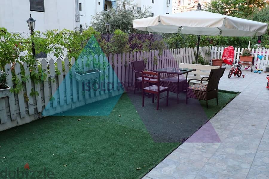Fully decorated 200 m2 apartment+60m2 terrace for sale in Zouk mosbeh 1