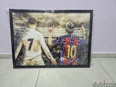 Ronaldo and Messi Print