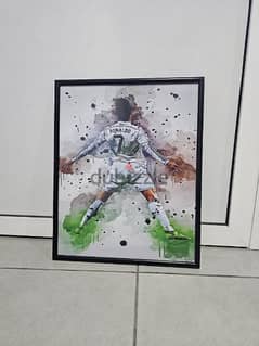 Ronaldo CR7 canvas print. 0