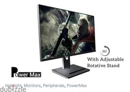Gaming monitor 240hz 1k res, 1ms refresh-rate