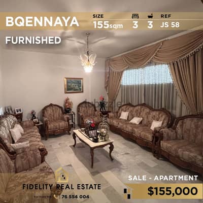 Apartment for sale in Bqennaya JS58 شقة للبيع في بقنايا