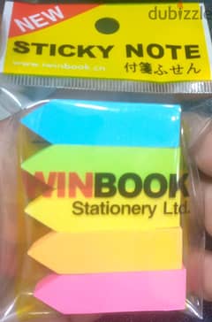 WIN BOOK STATIONERY - STICKY NOTE 0