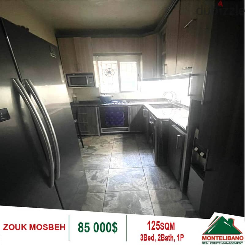 85,000$ Cash Payment!! Apartment For Sale In Zouk Mosbeh!! 2