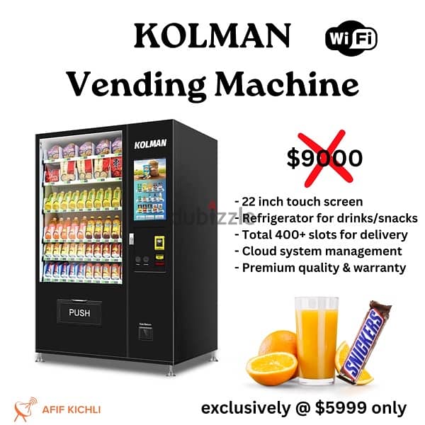 Kolman Vending Machine New 0