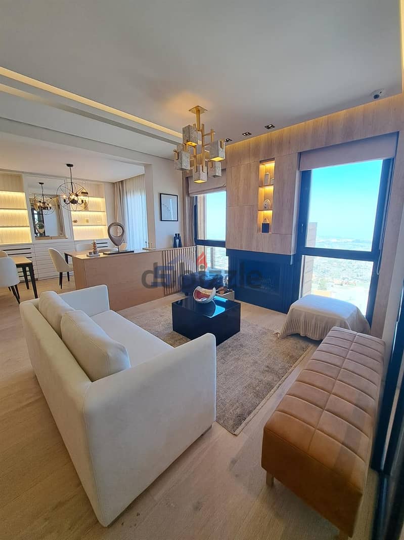 Luxurious Duplex With Terraces For Rent In Faqra 7