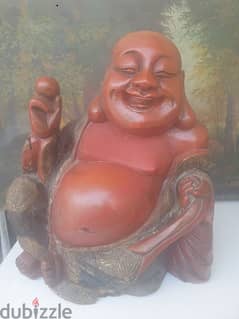 huge antique bouddha,hand made,more then 100 years old from wood 0