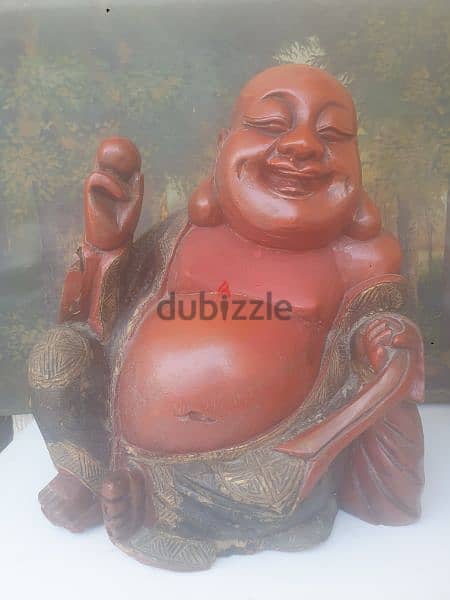 huge antique bouddha,hand made,more then 100 years old from wood 3
