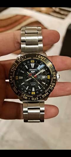 seiko 5 worldtimer gmt 2013 brand new 0