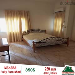 850$!! Fully Furnished apartment for rent located in Manara 0