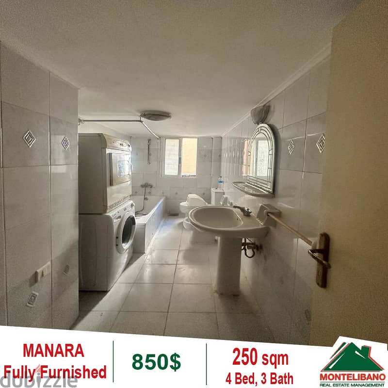 850$!! Fully Furnished apartment for rent located in Manara 3
