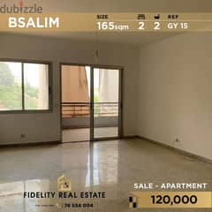 Apartment for sale in Bsalim GY15