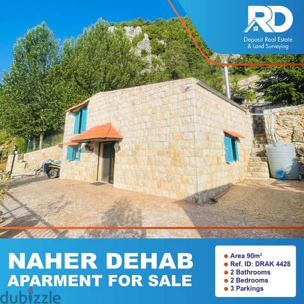 Duplex apartment sale at nahr dehab Chahtoul- دوبلكس للبيع في شحتول 0