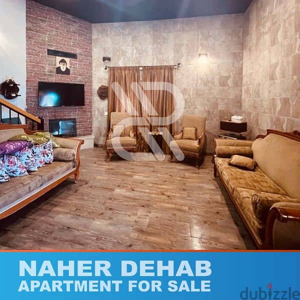 Duplex apartment sale at nahr dehab Chahtoul- دوبلكس للبيع في شحتول 2