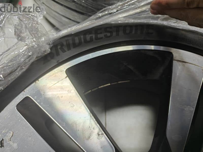 Mercedes original authentic rims + Bridgestone T005a tires 6