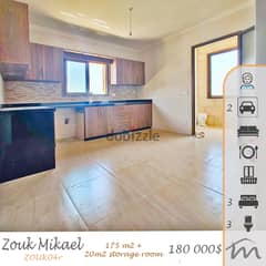 Zouk Mikayel | Building Age 8 | Brand New Spacious 3 Bedroom Apartment 0