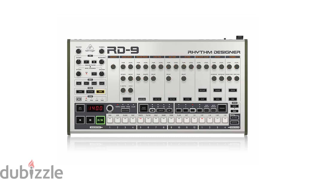 Behringer RD-9 Analog Drum Machine (RD9 909) 0