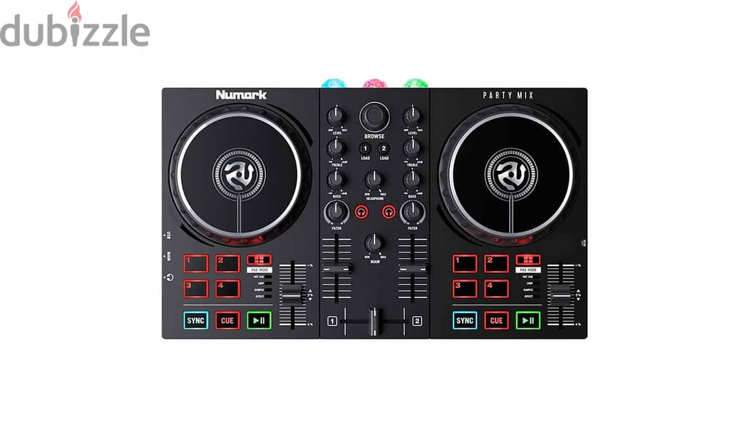 Numark PartyMix II DJ Set Controller With Light Show 0