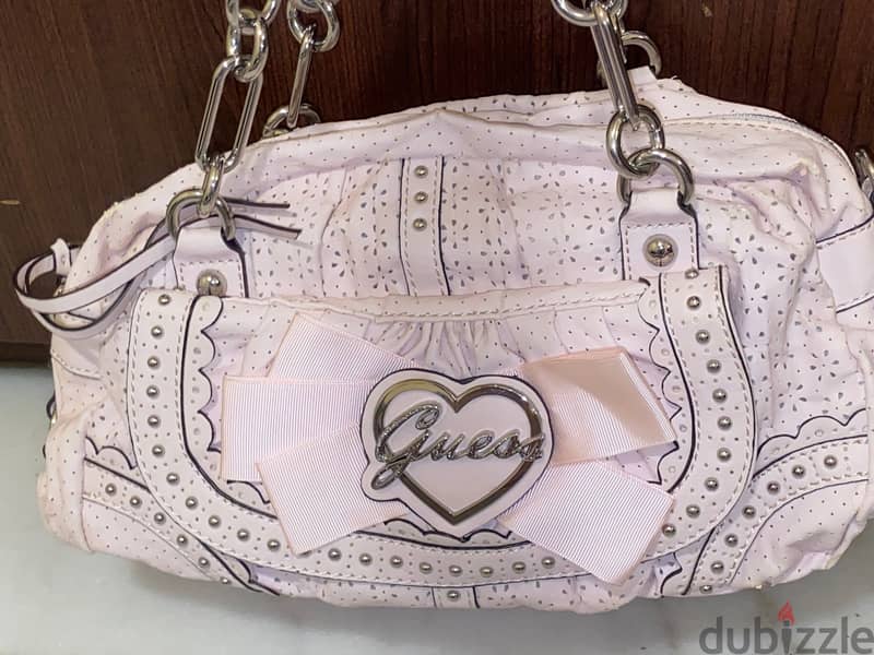 Baby Pink Guess bag 2