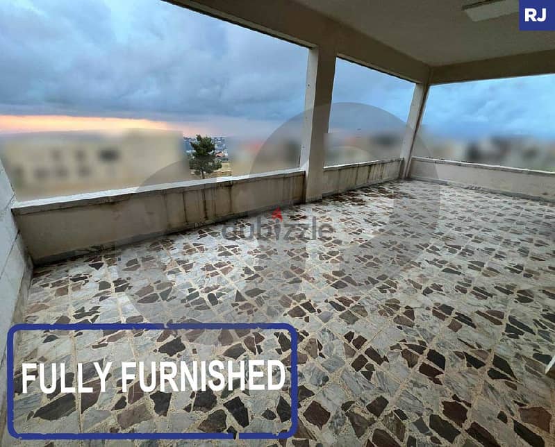 Spacious Apartment with terrace in Bhamdoun/بحمدون REF#RJ108038 0