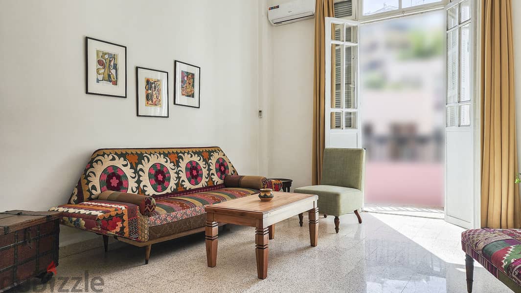 Apartment for Rent in Achrafieh شقة تقليدية للإيجار في الأشرفية 1