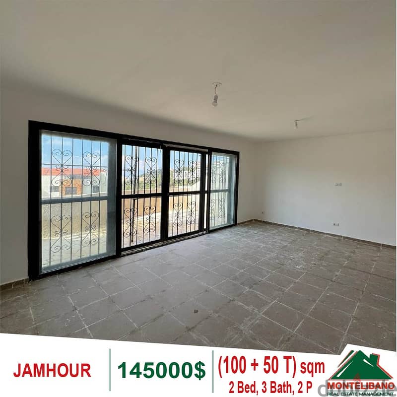 145000$!! Apartment for sale located in Jamhour 1