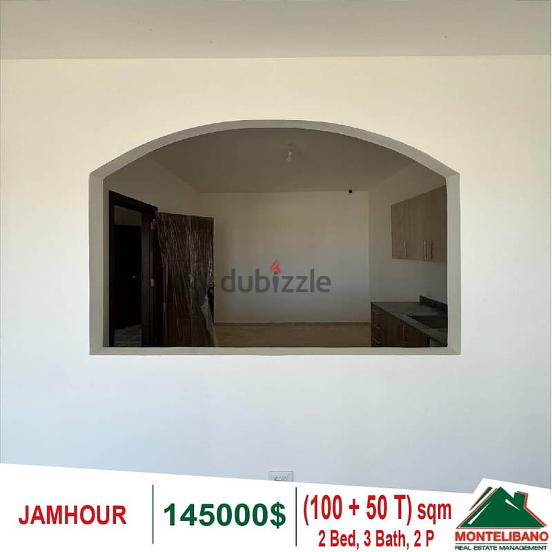 145000$!! Apartment for sale located in Jamhour 4