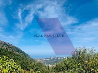 A 1570 m2 land + open view for sale in Ghbale - أرض للبيع في غبالة