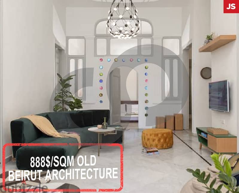 APRTMENT FOR SALE in Badaro - bshara khoury/بدارو REF#JS108071 0