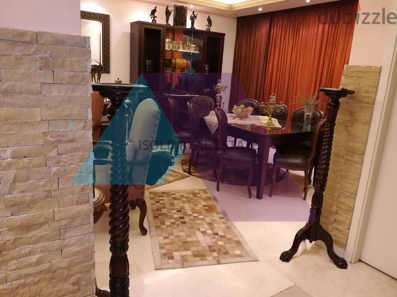 Decorated 165 m2 apartment having partial sea view for sale in Dbayeh 2