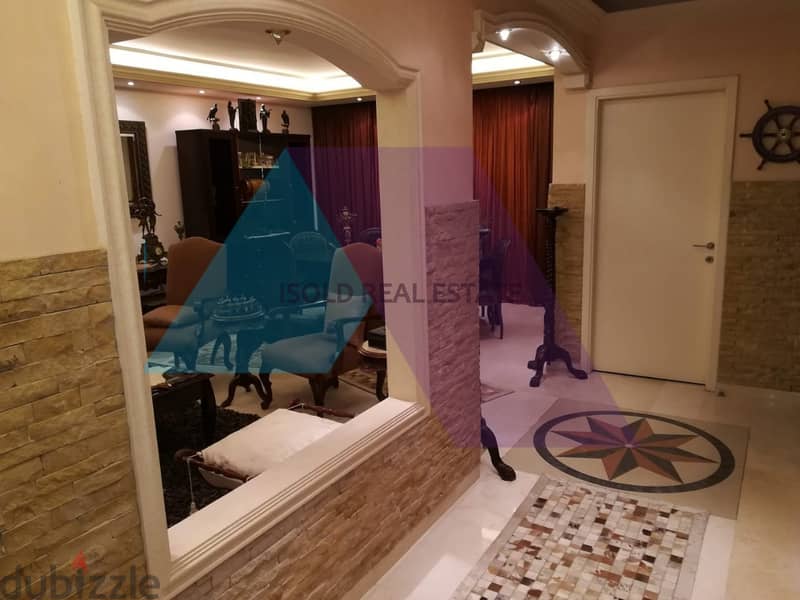 Decorated 165 m2 apartment having partial sea view for sale in Dbayeh 7