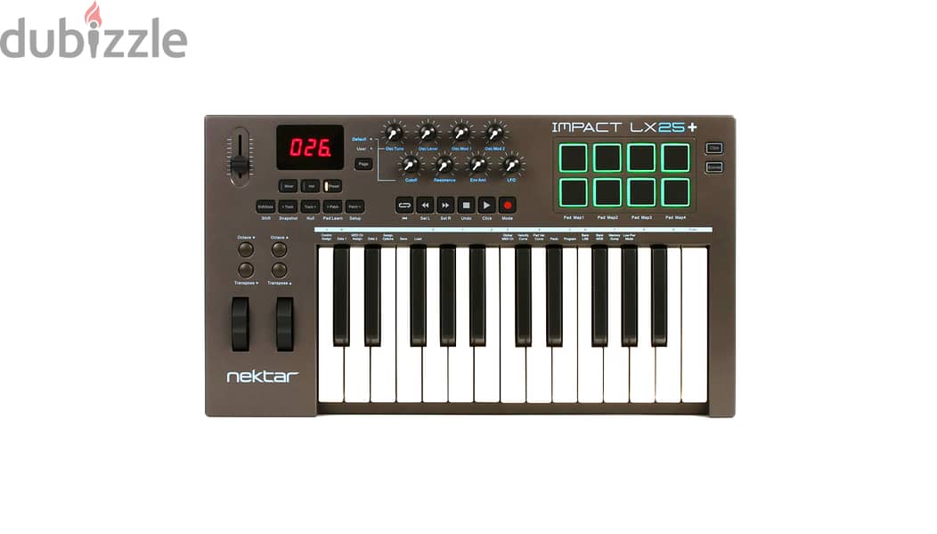 Nektar Impact LX25 Plus MIDI Controller 0