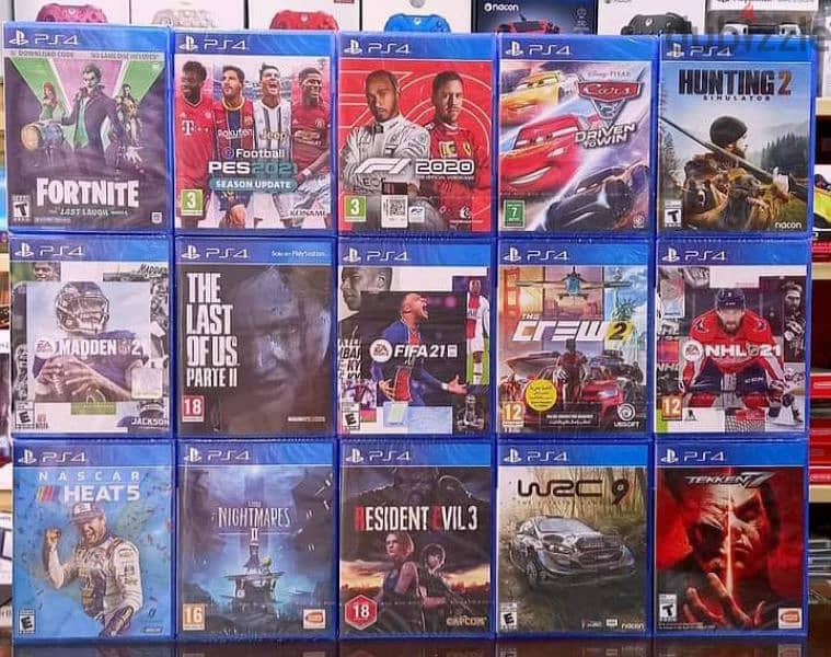 available cds ps4/ps5 new and used starting 10$ 4