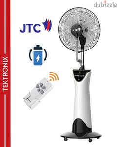 JTC Rechargable Floor Fan 18'' with Remote Control 12v/4.5 Ah 0