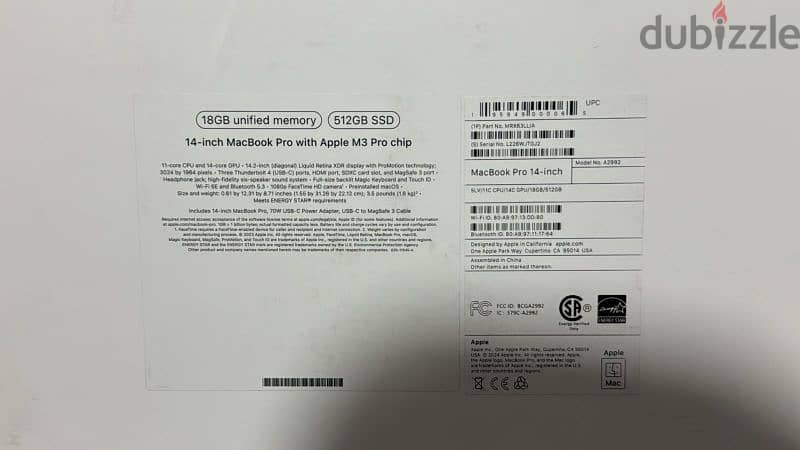 Macbook pro 14 m3 pro 18R/512gb silver MRX63 last offer 1