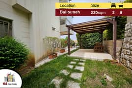 Ballouneh 220m2 | 120m2 Terrace | High-End | Open View | TO |