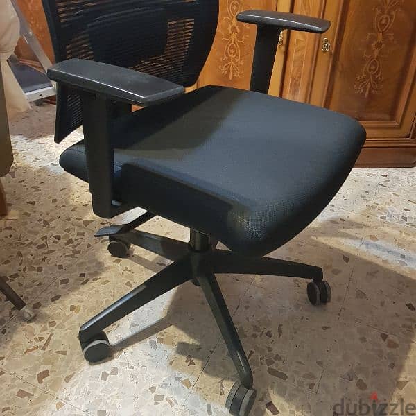 Black Home Office Ergonomic Desk Chair 1