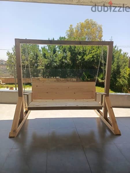 wooden swing 1