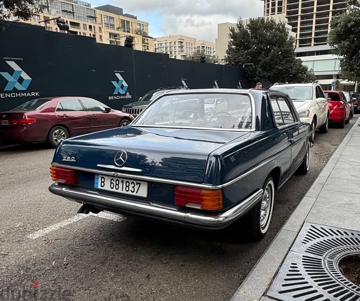 Mercedes-Benz attesh coupe 280 6 cylinder 1973 3