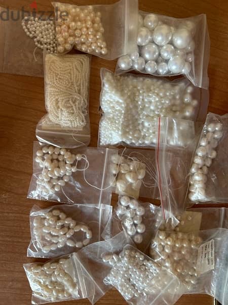 set of beads , tools, and accessories for jeweler making 8