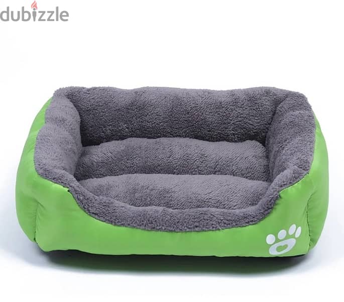 luxury pet bed rectangle dual use double sided for dog and cat 1