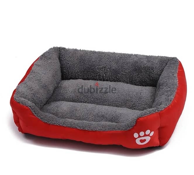 luxury pet bed rectangle dual use double sided for dog and cat 3